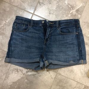 Old Navy Boyfriend Jean Shorts Dark Wash